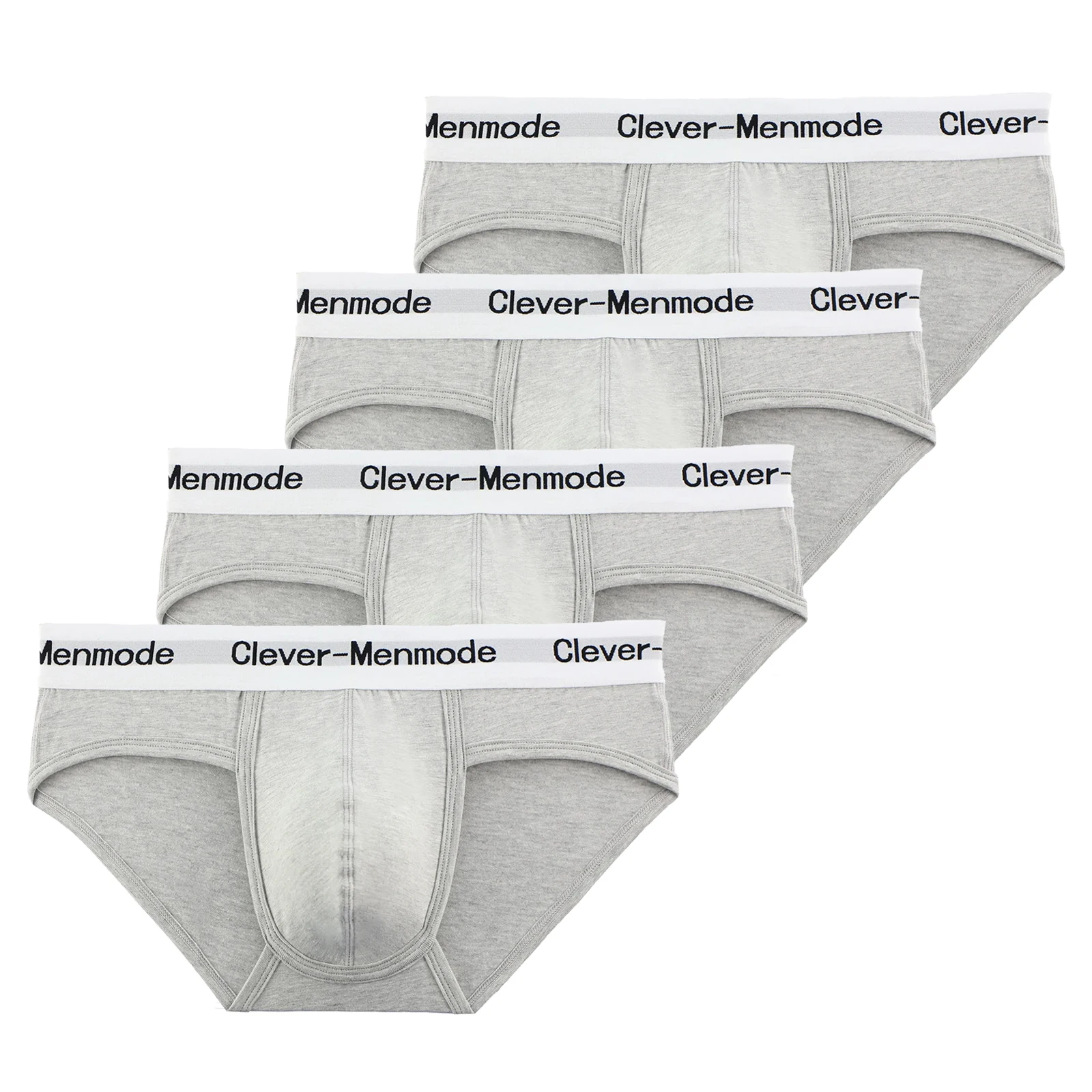 Paquete de 4 Calzoncillos para Hombre, Ropa Interior Sexy de Algodón, Calzoncillos con Bolsa Frontal, Cueca Hombre, Ropa Interior Clásica