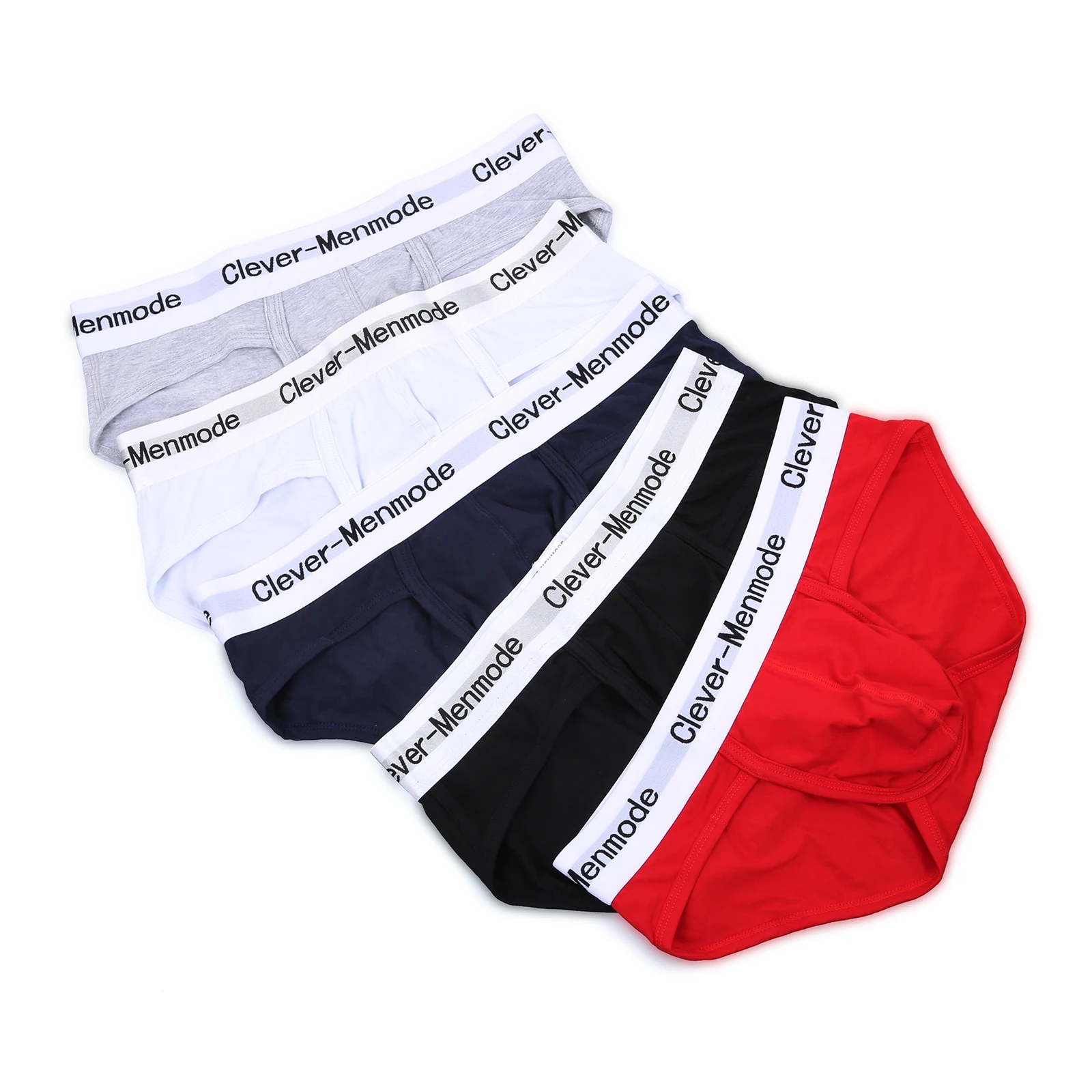 Paquete de 4 Calzoncillos para Hombre, Ropa Interior Sexy de Algodón, Calzoncillos con Bolsa Frontal, Cueca Hombre, Ropa Interior Clásica