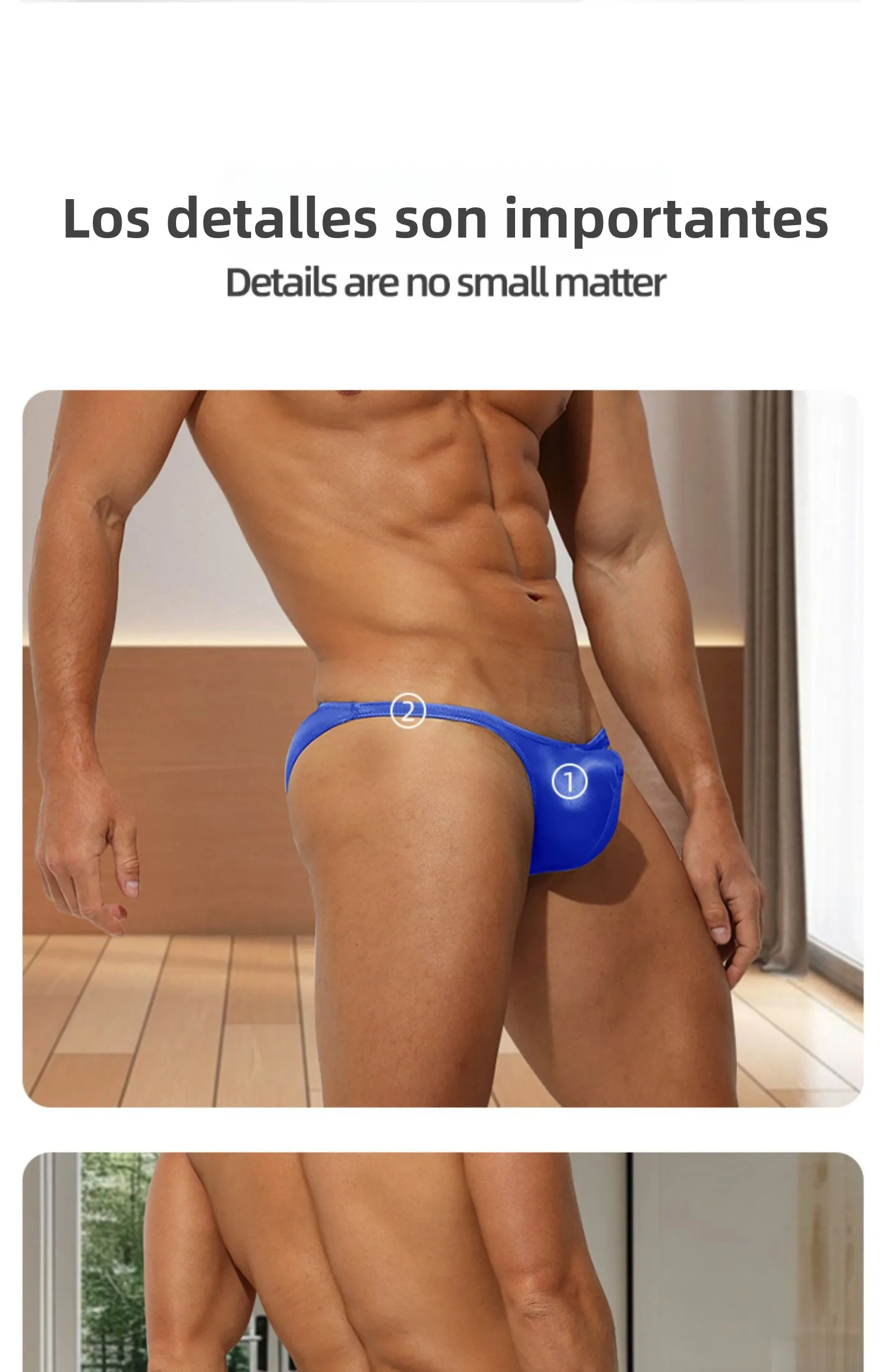 Calzoncillos de Hombre de Cintura Baja, Estilo Deportivo, Ajustados, de Seda de Hielo y Satén, Sensuales y de Lujo, con Efect...