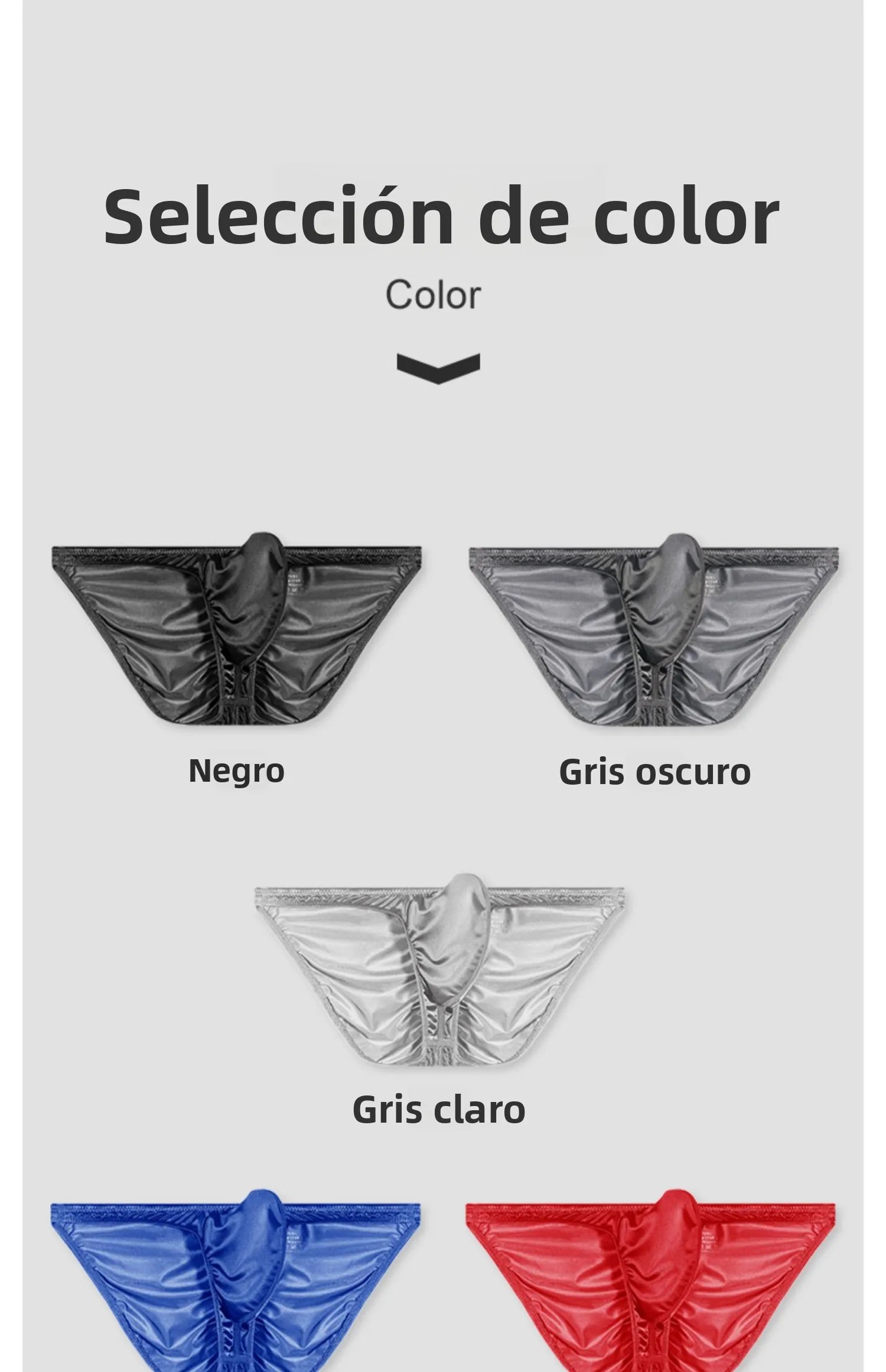 Calzoncillos de Hombre de Cintura Baja, Estilo Deportivo, Ajustados, de Seda de Hielo y Satén, Sensuales y de Lujo, con Efect...