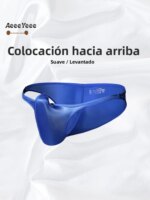 Calzoncillos de Hombre de Cintura Baja, Estilo Deportivo, Ajustados, de Seda de Hielo y Satén, Sensuales y de Lujo, con Efect...