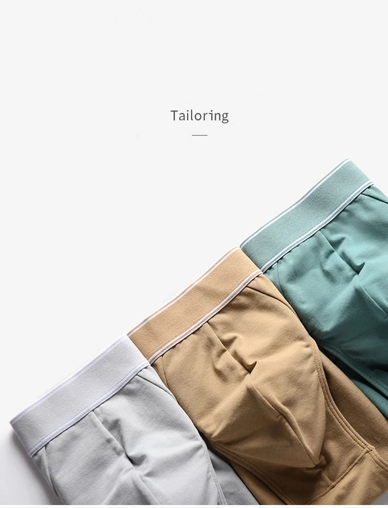 1/4 Uds. Calzoncillos de algodón para hombre, ropa interior sólida, pantalones cortos cómodos y ajustados, lencería sexy con diseño en U convexo