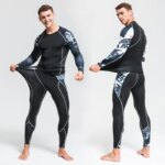 Nuevos conjuntos de ropa interior térmica para hombre, traje deportivo de compresión, ropa interior térmica de secado rápido para el sudor, conjuntos de Calzoncillos largos para hombre - Imagen 6