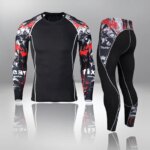 Nuevos conjuntos de ropa interior térmica para hombre, traje deportivo de compresión, ropa interior térmica de secado rápido para el sudor, conjuntos de Calzoncillos largos para hombre - Imagen 4