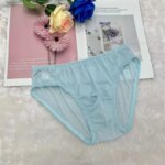 Calzoncillos sexis para hombre, calzoncillos de estilo cóncavo convexo translúcidos ultrafinos de uso diario, ropa interior gay suave y transpirable - Imagen 6