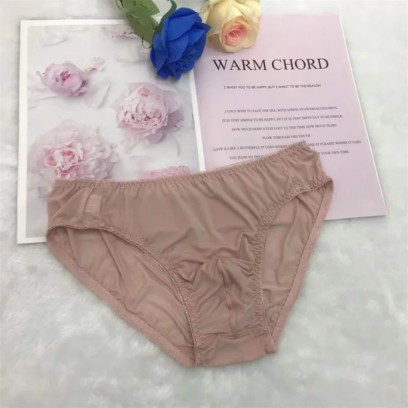 Calzoncillos sexis para hombre, calzoncillos de estilo cóncavo convexo translúcidos ultrafinos de uso diario, ropa interior gay suave y transpirable