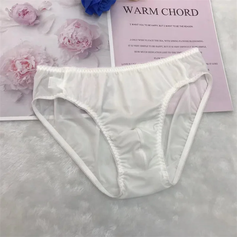 Calzoncillos sexis para hombre, calzoncillos de estilo cóncavo convexo translúcidos ultrafinos de uso diario, ropa interior gay suave y transpirable