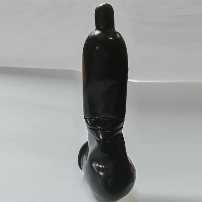 Calzoncillos de látex para hombre, estilo funda, de goma, para uso erótico, mini, cortos y sexys, con cubierta para los testículos, diseño exótico: calzoncillos mini cómodos para hombre.