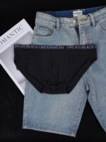 3PCS Calzoncillos ORLVS Triangle para hombre, ropa interior de algodón elástica, suave y transpirable, de talle bajo - Imagen 6