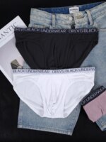 3PCS Calzoncillos ORLVS Triangle para hombre, ropa interior de algodón elástica, suave y transpirable, de talle bajo - Imagen 5