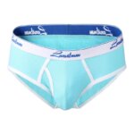 1/3 Uds nueva ropa interior para hombres hilo de cintura media algodón transpirable Color sólido ropa interior juvenil pantalones triangulares para hombres - Imagen 6