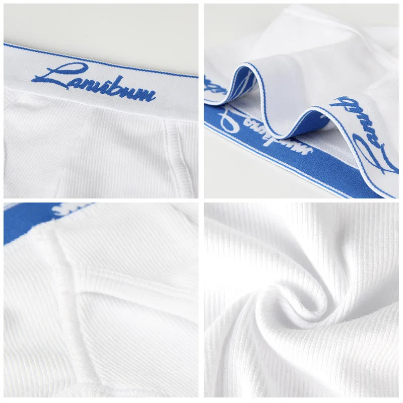 1/3 Uds nueva ropa interior para hombres hilo de cintura media algodón transpirable Color sólido ropa interior juvenil pantalones triangulares para hombres
