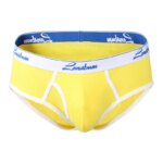 1/3 Uds nueva ropa interior para hombres hilo de cintura media algodón transpirable Color sólido ropa interior juvenil pantalones triangulares para hombres - Imagen 3