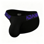 1PCS Calzoncillos Triangulares Modales ADANNU para Hombre con Cintura con Letras, Ropa Interior Suave y Transpirable