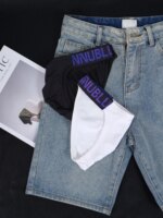 1PCS Calzoncillos Triangulares Modales ADANNU para Hombre con Cintura con Letras, Ropa Interior Suave y Transpirable - Imagen 6