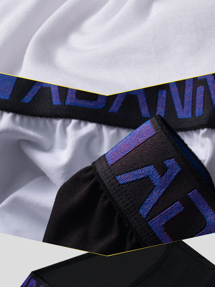 1PCS Calzoncillos Triangulares Modales ADANNU para Hombre con Cintura con Letras, Ropa Interior Suave y Transpirable 1PCS Calzoncillos Triangulares Modales ADANNU para Hombre con Cintura con Letras, Ropa Interior Suave y Transpirable