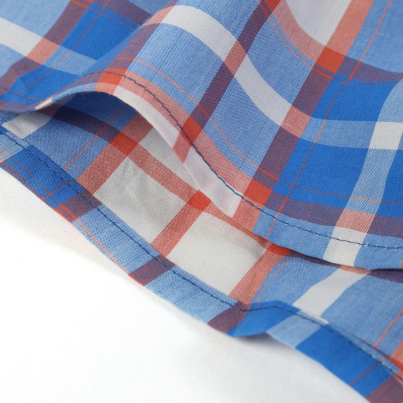 Lote de 3/5/7 Calzoncillos Boxer a Cuadros para Hombre, Ropa Interior Informal con Cintura Elástica y Botones, Calzoncillos Boxer Tejidos para el Hogar