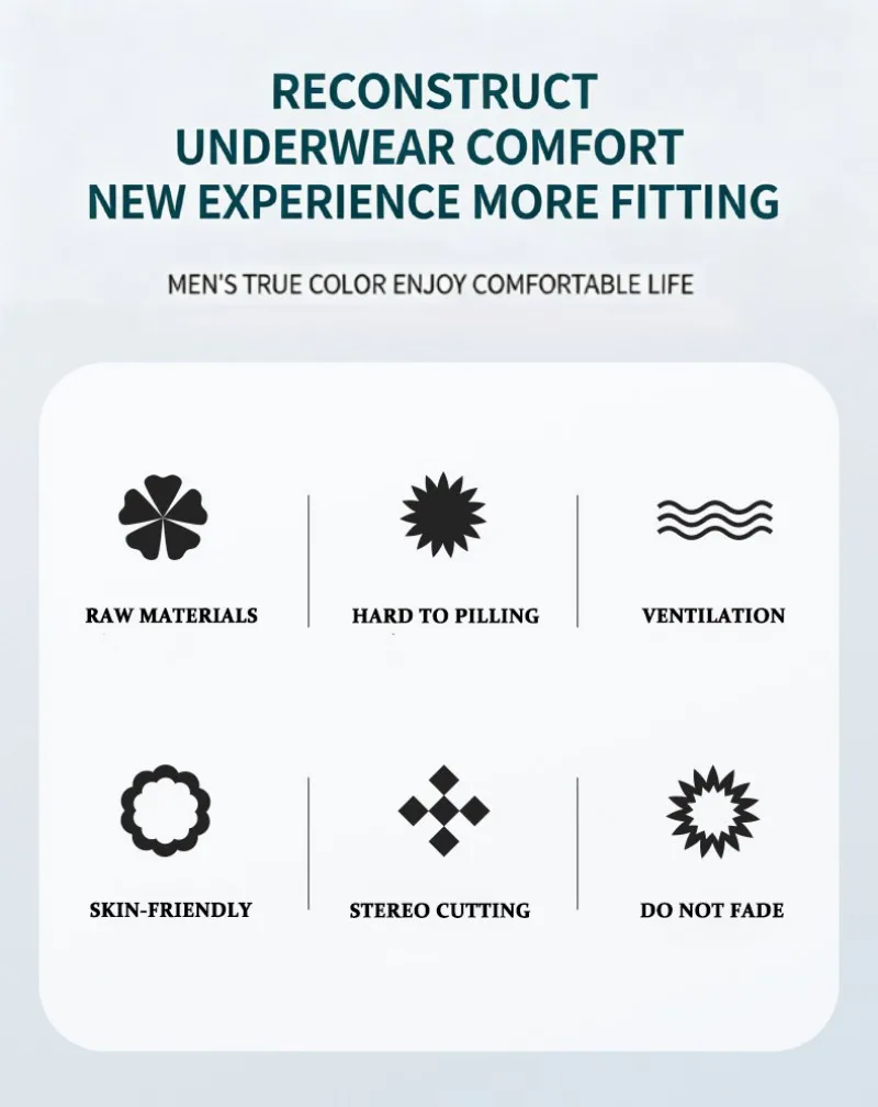 Paquete de 3 Calzoncillos de Algodón para Hombre, Estilo Étnico Retro, Ropa Interior con Estampado, Suaves, Transpirables, de Cintura Media, Cómodos y Elásticos para Uso Diario
