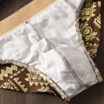 Paquete de 3 Calzoncillos de Algodón para Hombre, Estilo Étnico Retro, Ropa Interior con Estampado, Suaves, Transpirables, de Cintura Media, Cómodos y Elásticos para Uso Diario - Imagen 6