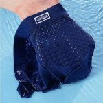 8 unidades de ropa interior masculina de fibra de bambú, calzoncillos de malla transpirable para hombre, diseño en forma de U, ropa interior masculina para uso diario, tacto suave, calzoncillos para hombre. - Imagen 5