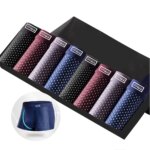 8 unidades de ropa interior masculina de fibra de bambú, calzoncillos de malla transpirable para hombre, diseño en forma de U, ropa interior masculina para uso diario, tacto suave, calzoncillos para hombre.