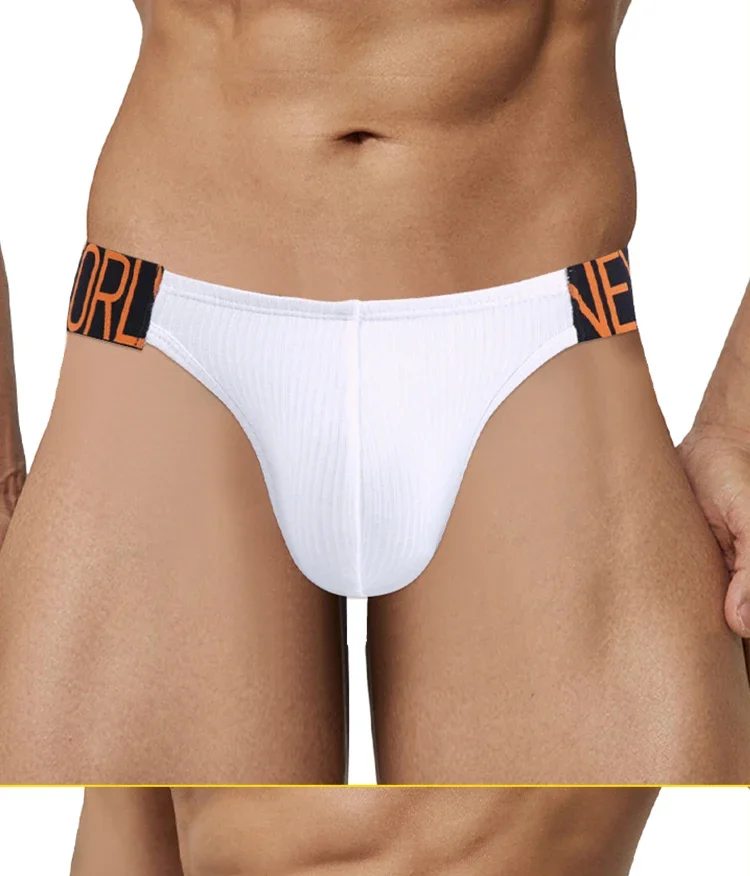 Calzoncillos para Hombre, Cintura Baja, Algodón, Triangulares, Transpirables, Absorbentes de Sudor, para Deportes y Fitness