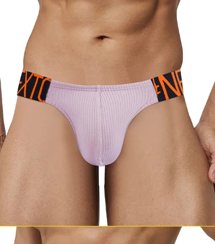 Calzoncillos para Hombre, Cintura Baja, Algodón, Triangulares, Transpirables, Absorbentes de Sudor, para Deportes y Fitness
