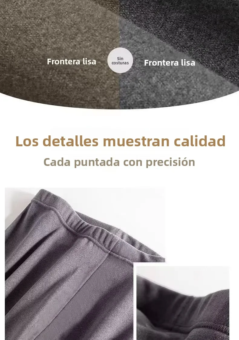 Ropa Interior Térmica para Hombre, Pantalones Térmicos Dervo de Invierno, Talla Grande, Pantalones de Otoño, Pantalones de Ca...