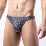 Calzoncillos Brillantes con Lentejuelas para Hombre, Diseño Moderno y Sexy, Suaves, Transpirables y Cómodos para Fiestas y Discotecas - Imagen 5
