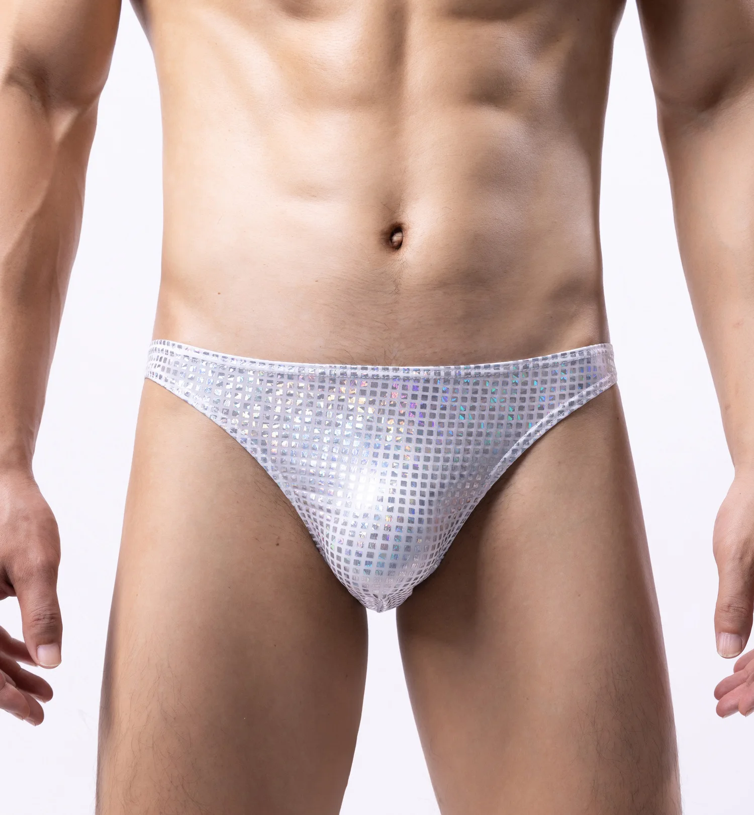 Calzoncillos Brillantes con Lentejuelas para Hombre, Diseño Moderno y Sexy, Suaves, Transpirables y Cómodos para Fiestas y Discotecas