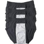 Paquete de 3 ropa interior para incontinencia para hombre, calzoncillos de incontinencia urinaria lavables y reutilizables de algodón con absorción Regular