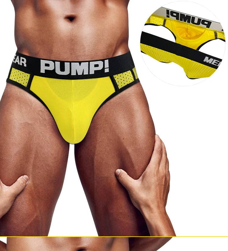 Calzoncillos tipo bikini transpirables para hombre, con bolsa convexa en forma de U, ropa interior masculina con cintura elástica Calzoncillos tipo bikini transpirables para hombre, con bolsa convexa en forma de U, ropa interior masculina con cintura elástica