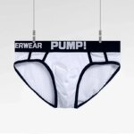 Calzoncillos tipo bikini transpirables para hombre, con bolsa convexa en forma de U, ropa interior masculina con cintura elástica - Imagen 5