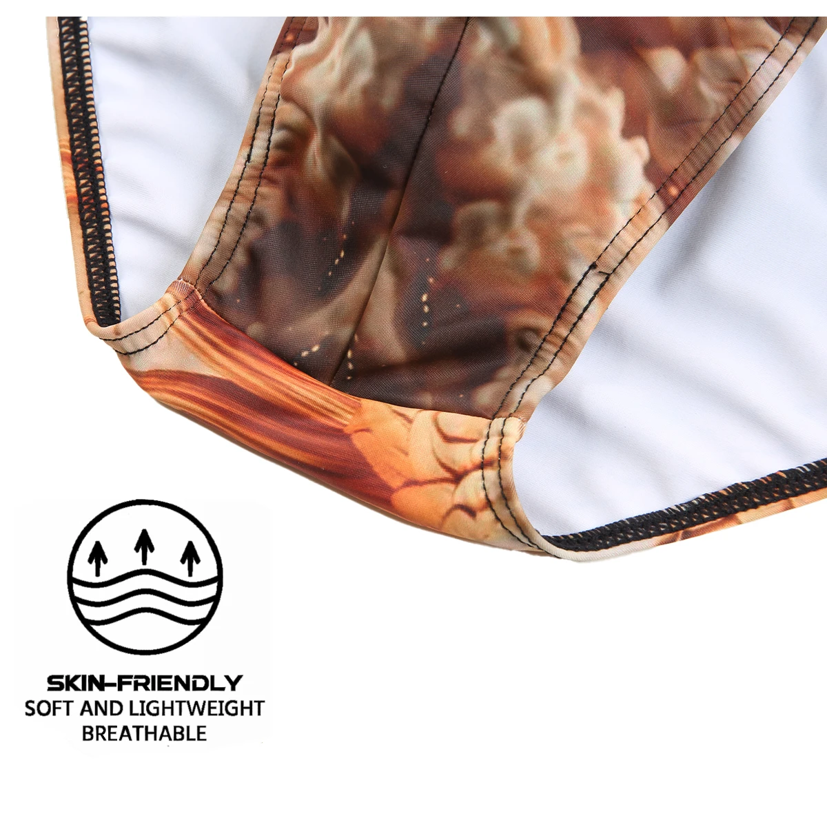 Calzoncillos de baño para hombre, traje de baño sexy, bikini con estampado de leopardo, ropa de playa, pantalones cortos para fiestas en la piscina, para tomar el sol, ropa interior, slip para hombre, 2/3/4 piezas, tallas S-XXL.