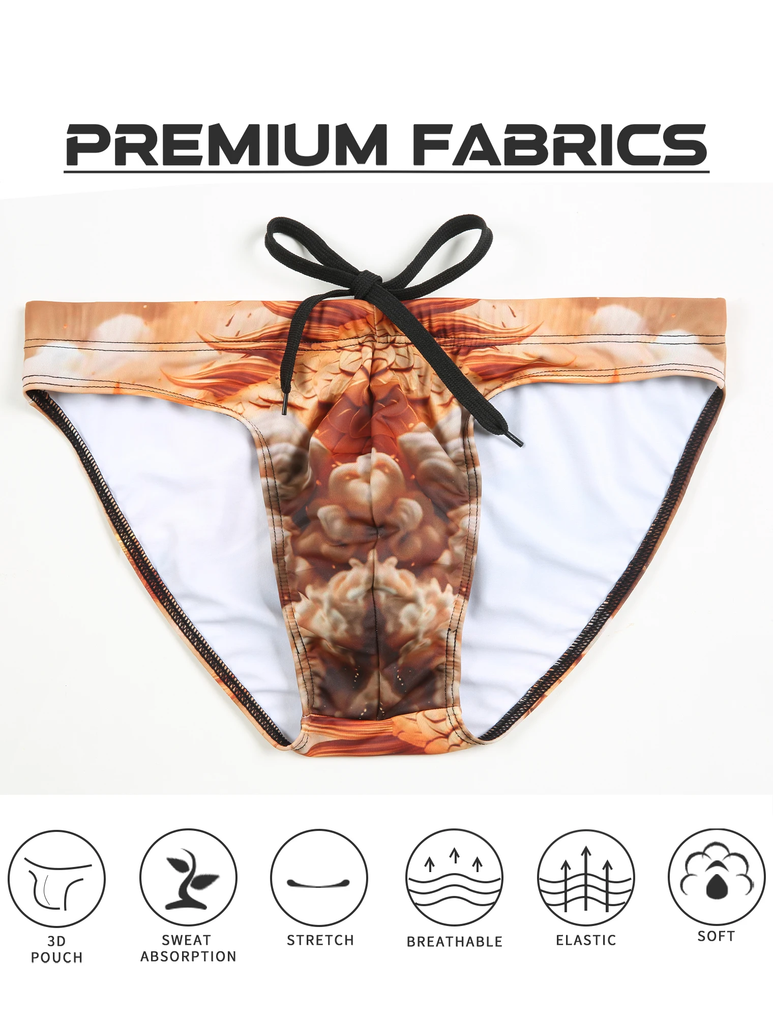 Calzoncillos de baño para hombre, traje de baño sexy, bikini con estampado de leopardo, ropa de playa, pantalones cortos para fiestas en la piscina, para tomar el sol, ropa interior, slip para hombre, 2/3/4 piezas, tallas S-XXL.
