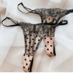 Conjunto de lencería para mujer con encaje - Imagen 5