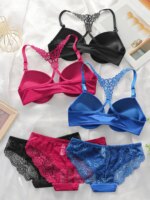 Sujetador para mujer con botones frontales y almohadillas