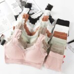 Conjunto de lencería para mujer con encaje