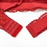 Varsbaby Conjuntos de sujetador de encaje para mujer Sujetador sin relleno Panty Medias de liga Ropa interior de verano Lencería sexy - Imagen 5