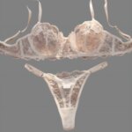 Conjunto de lencería sexy de encaje floral para mujer, conjunto de sujetador ultrafino de 2 piezas, combo de sujetador y bragas para damas