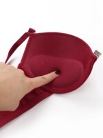 Venta caliente conjunto de 2 piezas de sujetador sexy con botón frontal rojo parte de atrás bonita mariposa sujetador de moda push up conjunto de mujer A2120 - Imagen 4