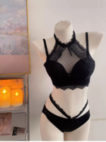 Conjunto de Lencería de Encaje Pure Desire en Oferta, Sujetador sin Tirantes y sin Varillas con Soporte Anticaída, Ropa Interior Femenina Cómoda, Tallas 32-38 - Imagen 2