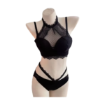 Conjunto de Lencería de Encaje Pure Desire en Oferta, Sujetador sin Tirantes y sin Varillas con Soporte Anticaída, Ropa Interior Femenina Cómoda, Tallas 32-38