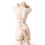T4MD Ropa interior felpa dibujos animados, conjunto lencería Anime para mujer, disfraz oso, conjunto sujetador - Imagen 2
