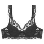Sujetador Sexy de sección delgada con lazo de encaje, pechos pequeños recogidos, conjunto de sujetador antiflacidez con anillo de acero suave y cómodo - Imagen 4