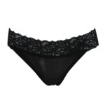 Tanga de seda de morera para mujer, con corte bajo, encaje, diseño sexy y sin costuras. - Imagen 2