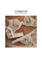 MOYISU Riviera Sheer Bralette - Sujetador con aros de media copa transpirable, conjunto de lencería de encaje listo para el verano, sin esponja, apto para ondas de calor - Imagen 5