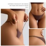 Tanga sin costuras para mujer, bragas de cintura baja con tirantes finos, ropa interior Sexy, bragas cómodas con espalda en T, 10 Uds. - Imagen 2