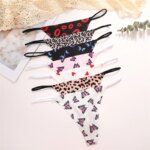Tanga sin costuras para mujer, bragas de cintura baja con tirantes finos, ropa interior Sexy, bragas cómodas con espalda en T, 10 Uds. - Imagen 4