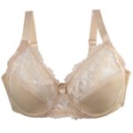 Sujetadores de copa DEF para mujer, ropa interior Sexy de encaje con anillo de acero, colección ajustable, lencería de talla grande, novedad de 2024 - Imagen 4